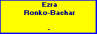 Ezra Ronko-Bachar