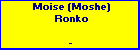 Moise (Moshe) Ronko