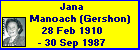 Jana Manoach (Gershon)