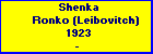 Shenka Ronko (Leibovitch)