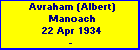 Avraham (Albert) Manoach