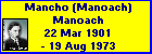 Mancho (Manoach) Manoach