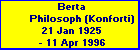 Berta Philosoph (Konforti)