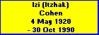 Izi (Itzhak) Cohen