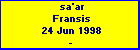 sa'ar Fransis