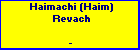 Haimachi (Haim) Revach