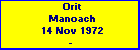 Orit Manoach
