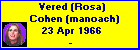Vered (Rosa) Cohen (manoach)
