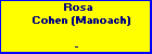 Rosa Cohen (Manoach)