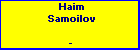 Haim Samoilov